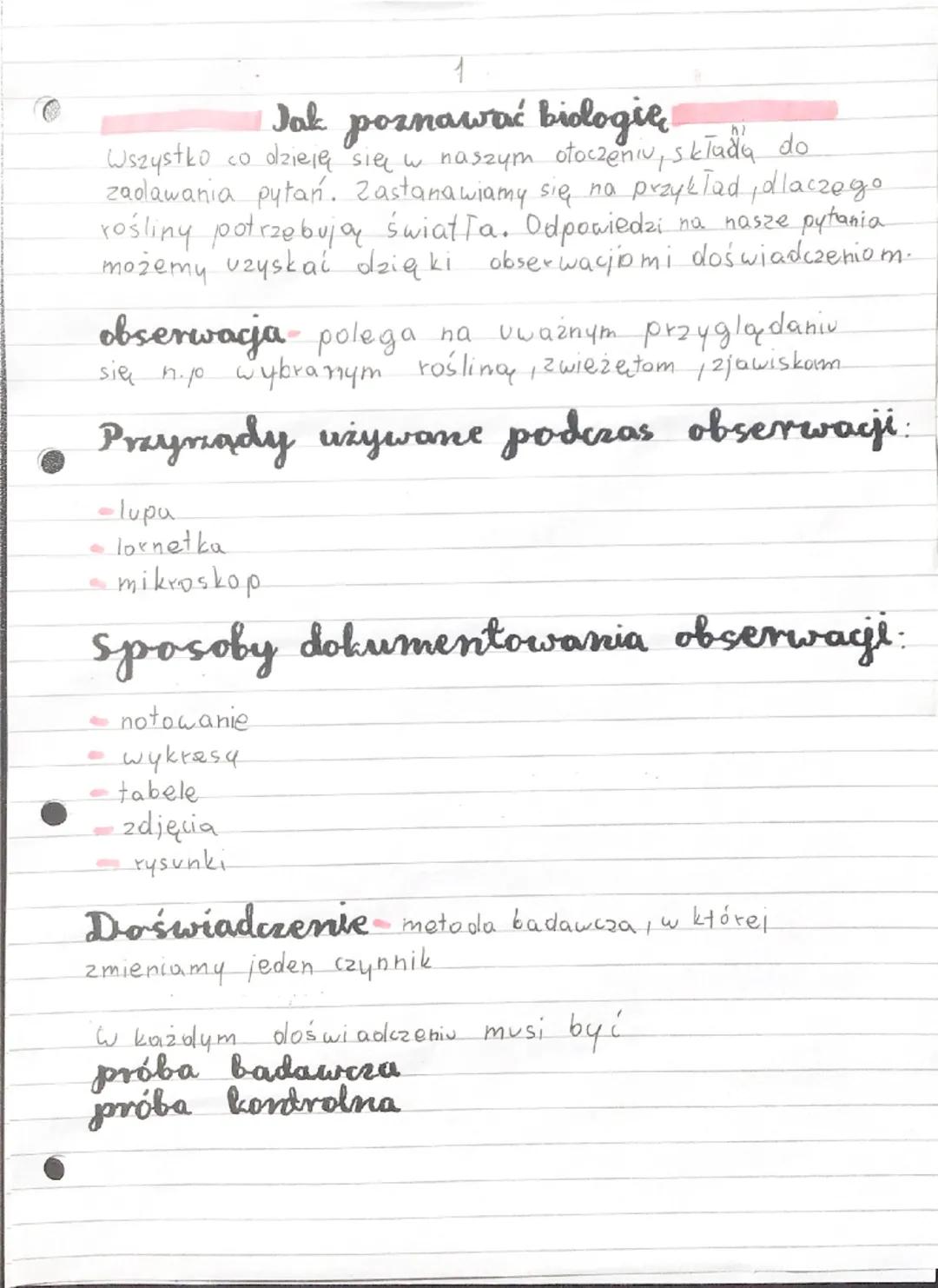 Jak poznawać biologię
hl
Wszystko co dzieję się w naszym otoczeniu, składa do
zadawania pytań. Zastanawiamy się na przykład, dlaczego.
rośli