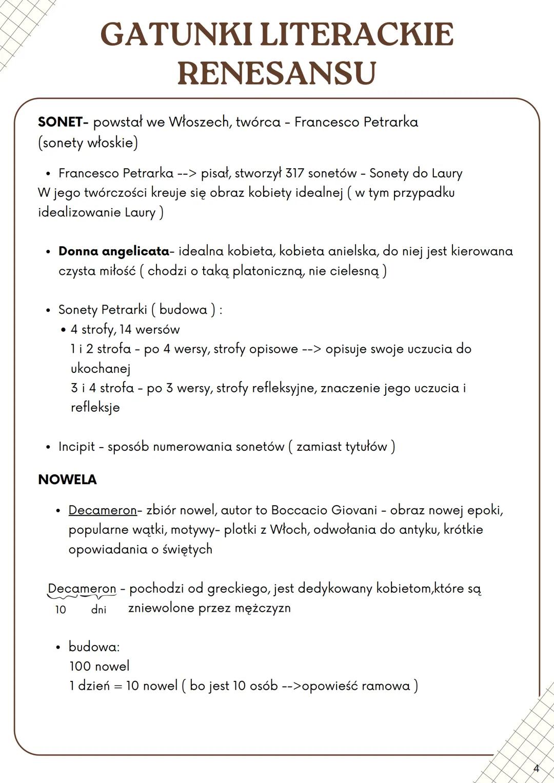# RENESANS- AD FONTES

1) Ramy czasowe:
- Europa - XIV-XVI wiek
- Polska → koniec XV w. - koniec XVI wieku
w Polsce XVI wiek = złoty wiek

2
