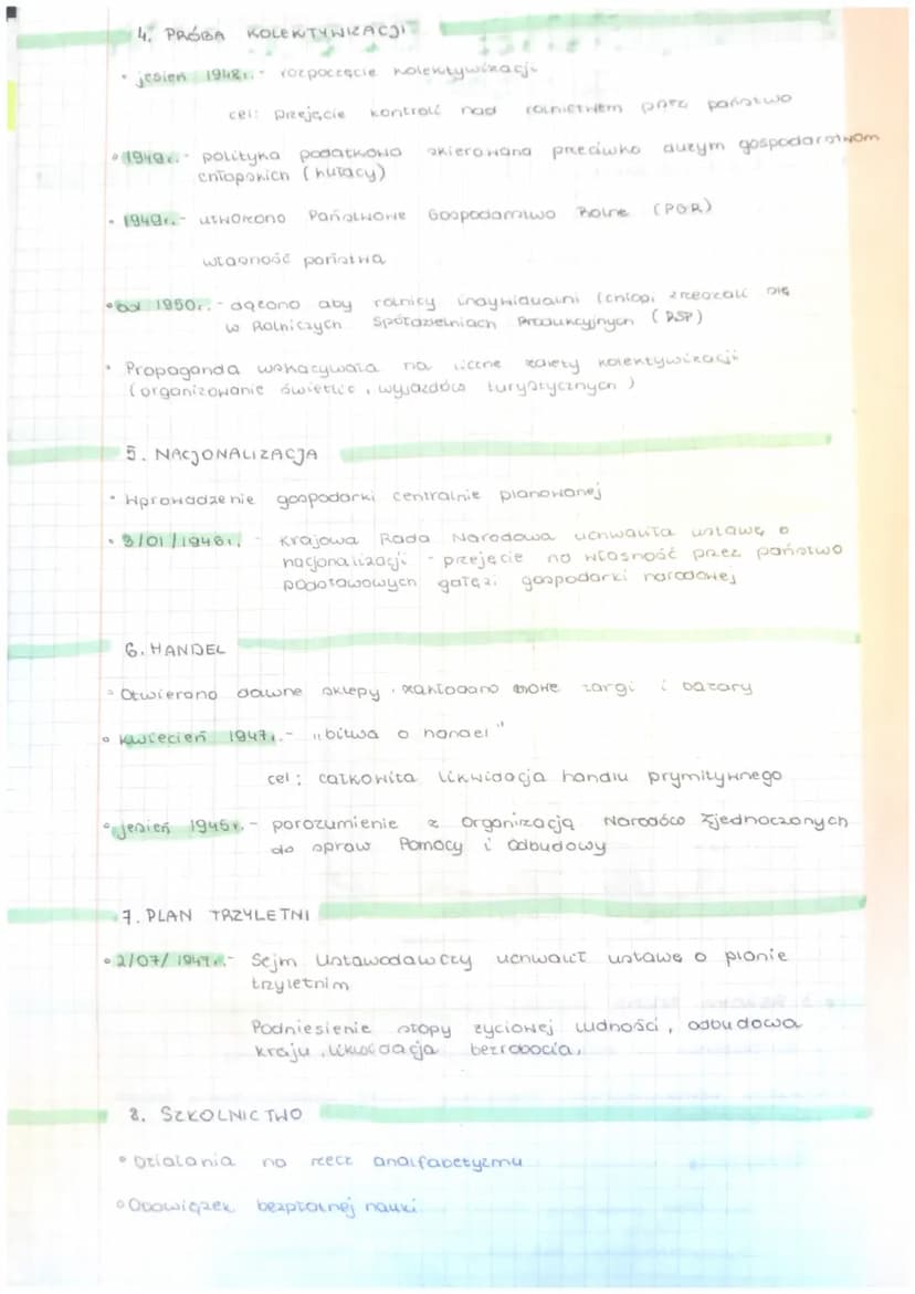 POWOJENNA ODBUDONA
1. STRATY WOJENNE
Zniszczenie
* sowieckie strefy wpłynów
* xniazczeniu uiegry miasta drogi, mosty i fabryni
xagamiecie pr