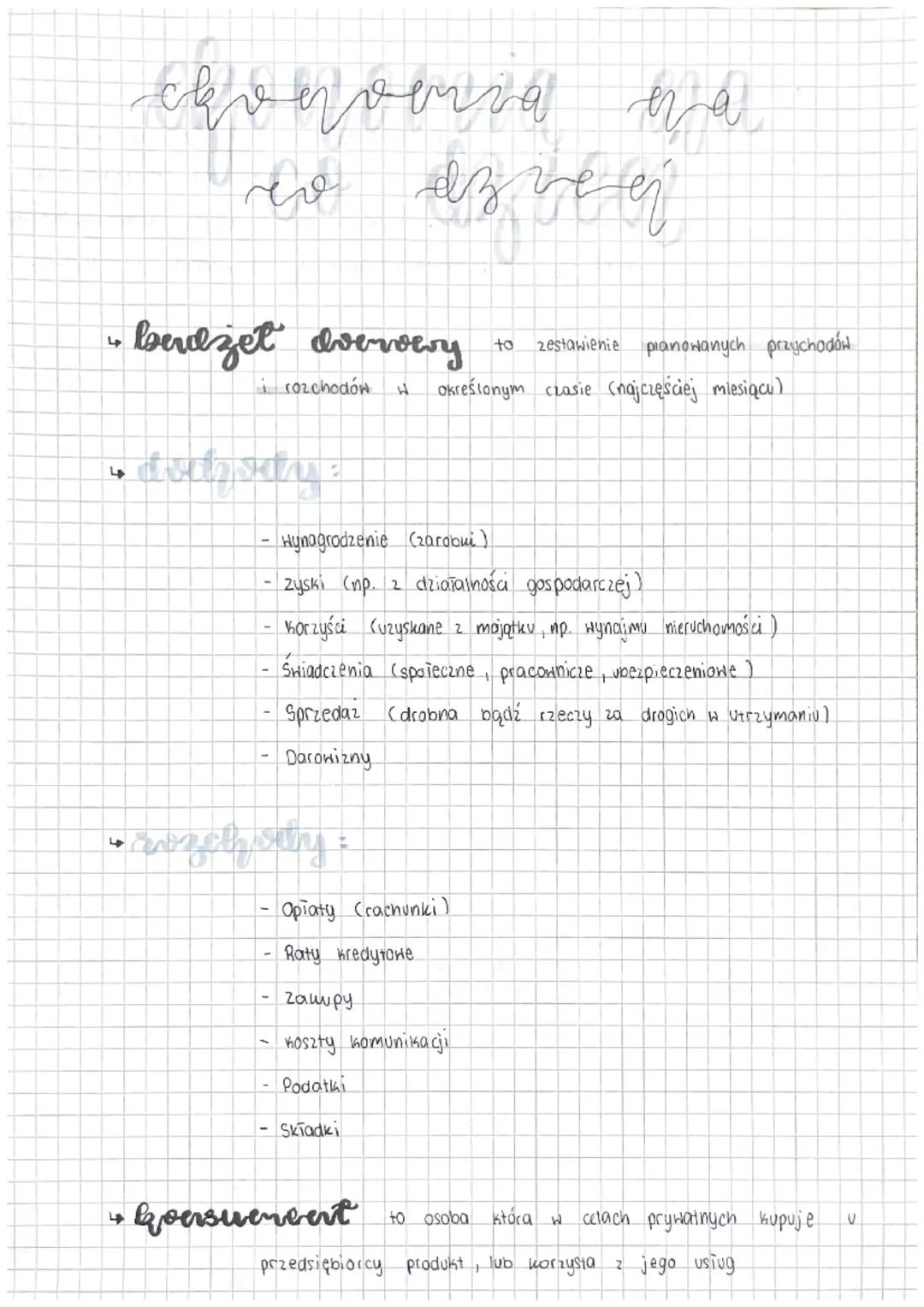 ckvervenia era
rco dz veep

- berdzet doervery to zestawienie planowanych przychodów
i rozchodów w określonym czasie (najczęściej miesiącu)
