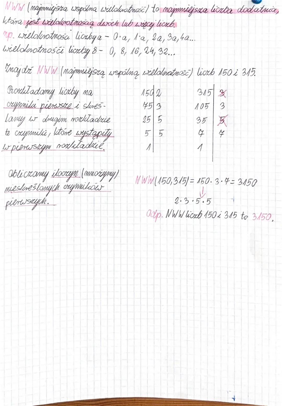 Liczba jest podzielna przez 2, gdy jej ostatnia cyfra jest 0, 2, 4, 6, 8.
Liczba jest podzielna przez 3, gdy suma jej cyfr jest liczbą podzi