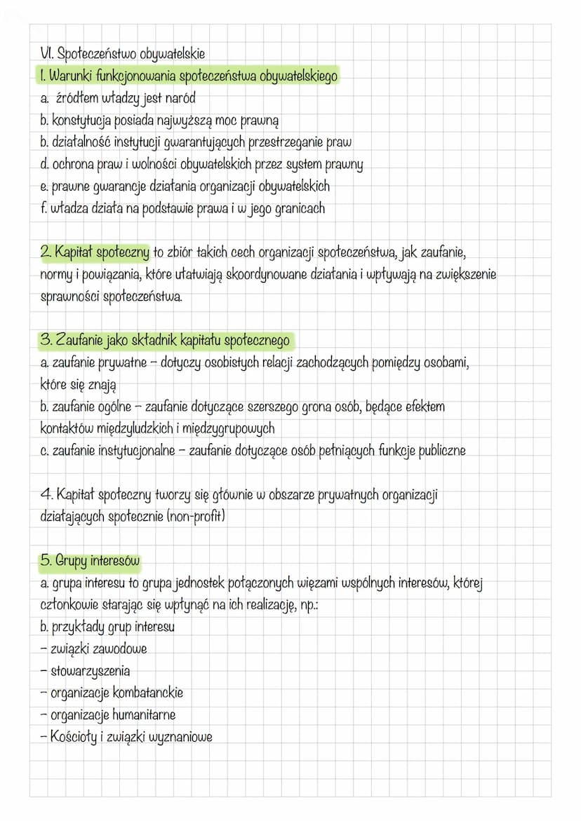AKTYWNOŚĆ OBYWATELSKA-ORGANIZACJE POZARZĄDOWE
I. Sektory życia społecznego:
a) sektor państwowy
b) sektor prywatny
c) sektor pozarządowy (tr