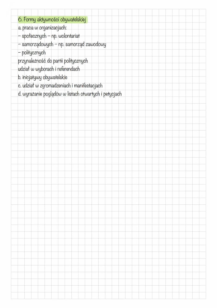 AKTYWNOŚĆ OBYWATELSKA-ORGANIZACJE POZARZĄDOWE
I. Sektory życia społecznego:
a) sektor państwowy
b) sektor prywatny
c) sektor pozarządowy (tr