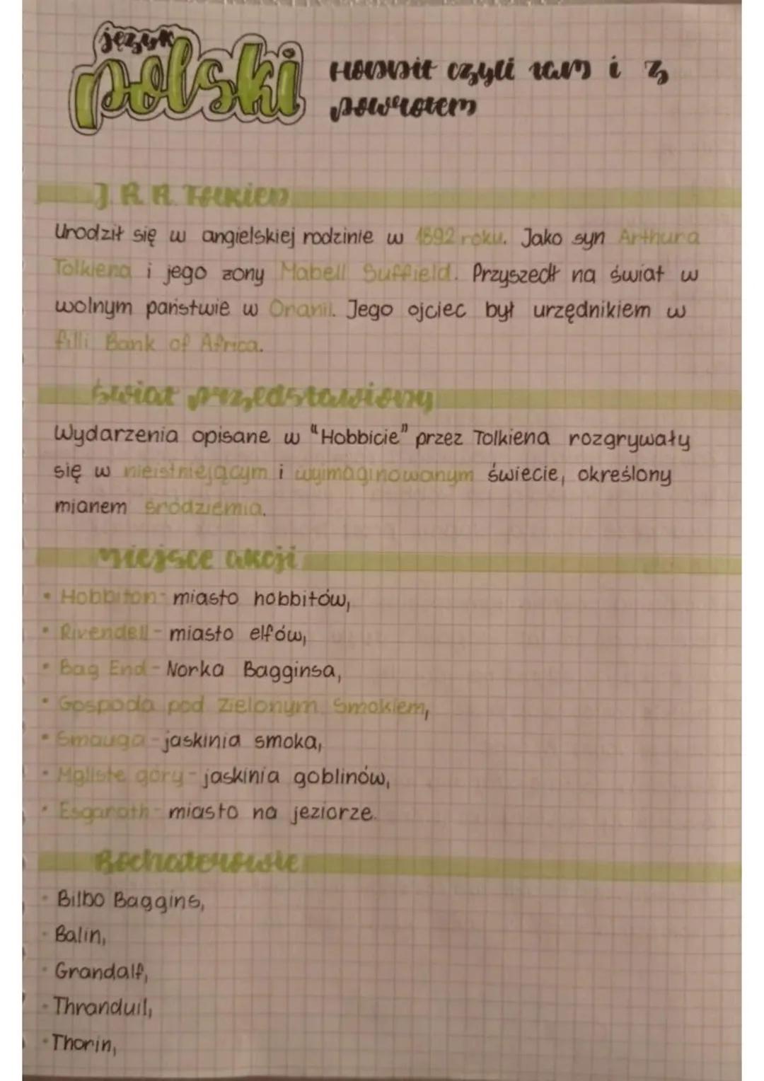 jezyk
# polski

# Hobit czyli vam i z
powrotem

J.R.R. TAKIEn

Urodził się w angielskiej rodzinie w 1992 roku. Jako syn Arthura
Tolkiena i j