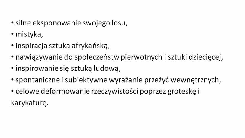 EKSPRESJONIZM Co to jest?
-
Jest to z (łac. expressio – „wyraz, wyrażenie”) – kierunek artystyczny
w kulturze europejskiej i amerykańskiej p