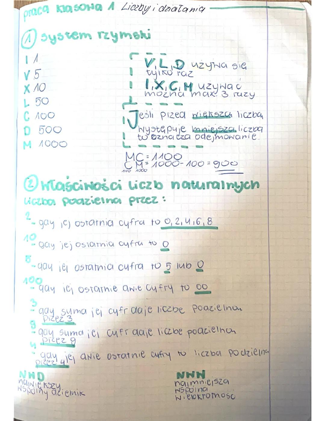 Matematyka:kl 8 Liczny i Dzialania