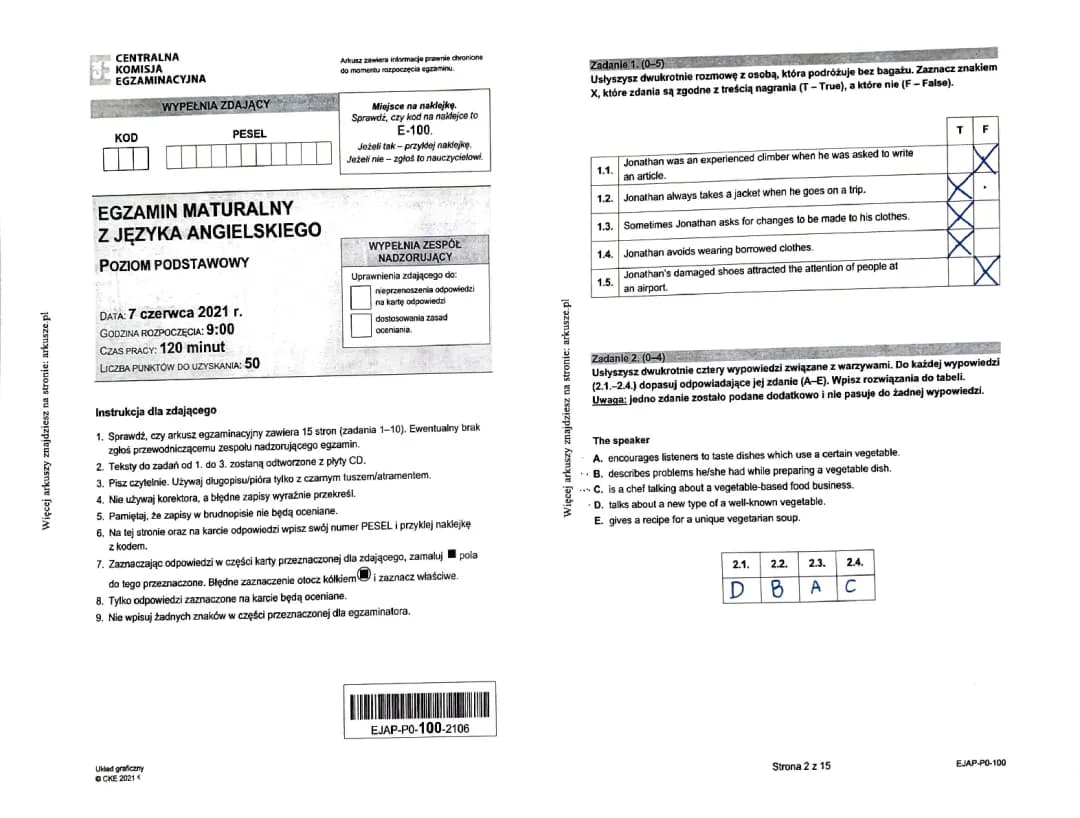 Pomoc do Matura 2021: Angielski i Matematyka