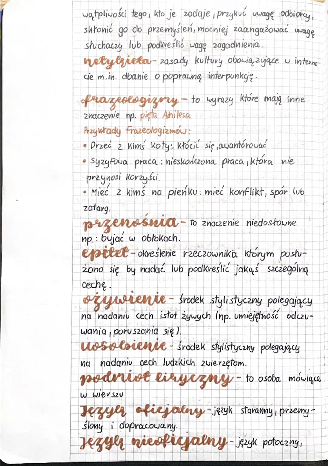 1
Jezylr
"polshi
dzial I
dziennies- gatunek literacki, na który składają się
swobodne zapiski autora na bierząco w pierwszej osobie.
Zapiski