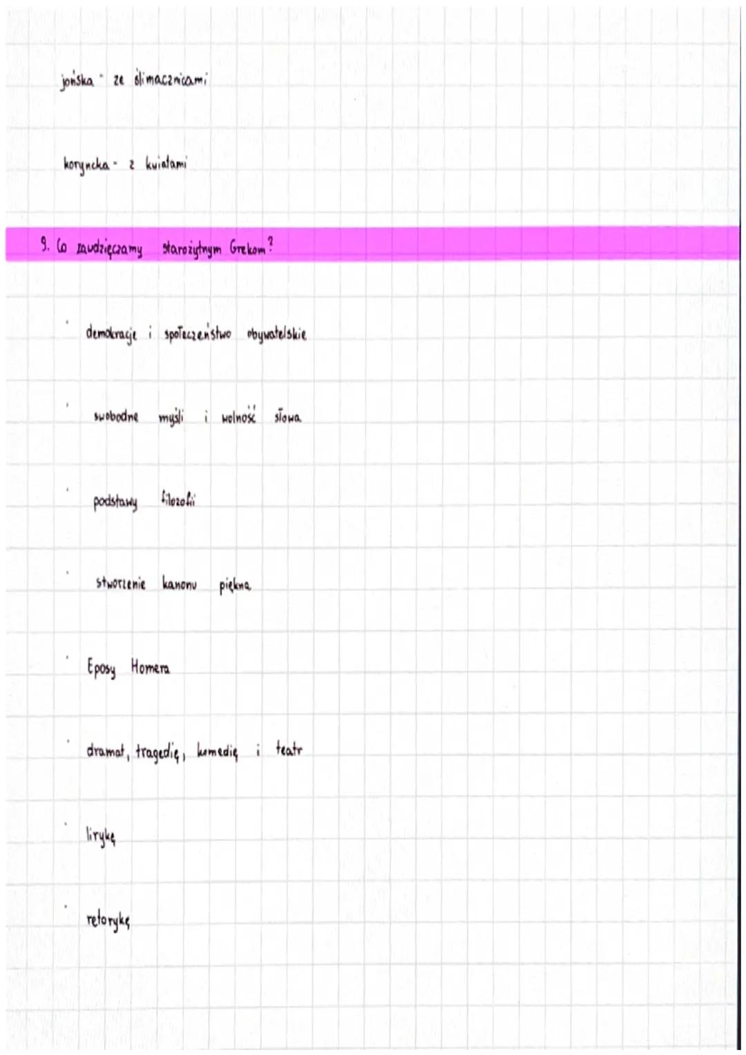 1. Czym jest starożytność, kiedy się zaczyna
oraz na
Język polski
starożytnościa nazywamy czasy istnienia najstarszyck cywilizacji, ktore po