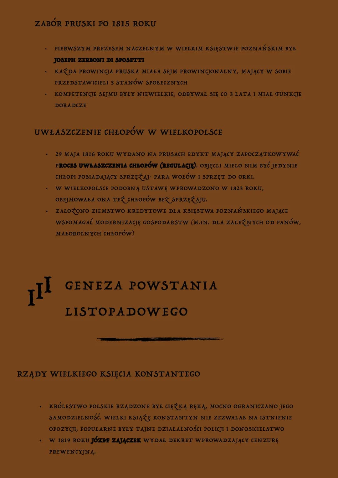 I
DECYZJE KONGRESU WIEDEŃSKIEGO
SPRAWA POLSKA NA
KONGRESIE WIEDEŃSKIM
4
4
4
4
4
4
PRZEGRANA NAPOLEONA OZNACZAŁA KONIEC KSIĘSTWA WARSZAWSKIEG