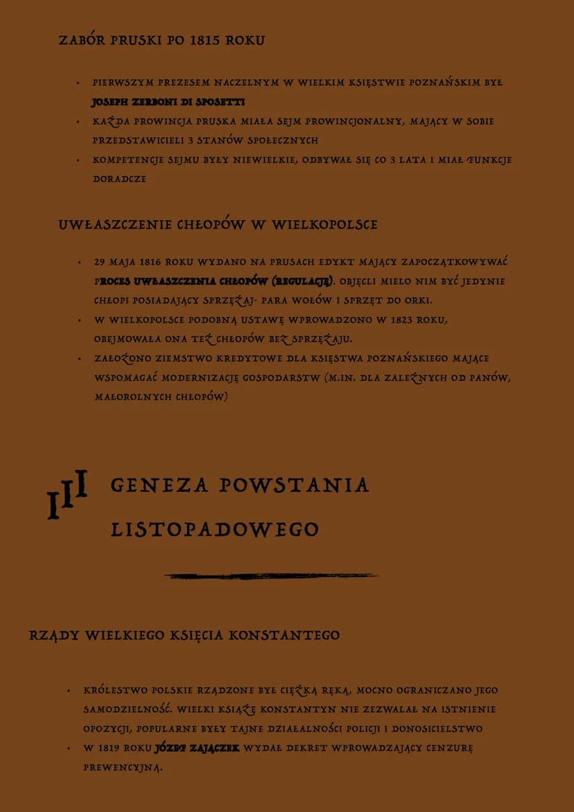 I
DECYZJE KONGRESU WIEDEŃSKIEGO
SPRAWA POLSKA NA
KONGRESIE WIEDEŃSKIM
4
4
4
4
4
4
PRZEGRANA NAPOLEONA OZNACZAŁA KONIEC KSIĘSTWA WARSZAWSKIEG