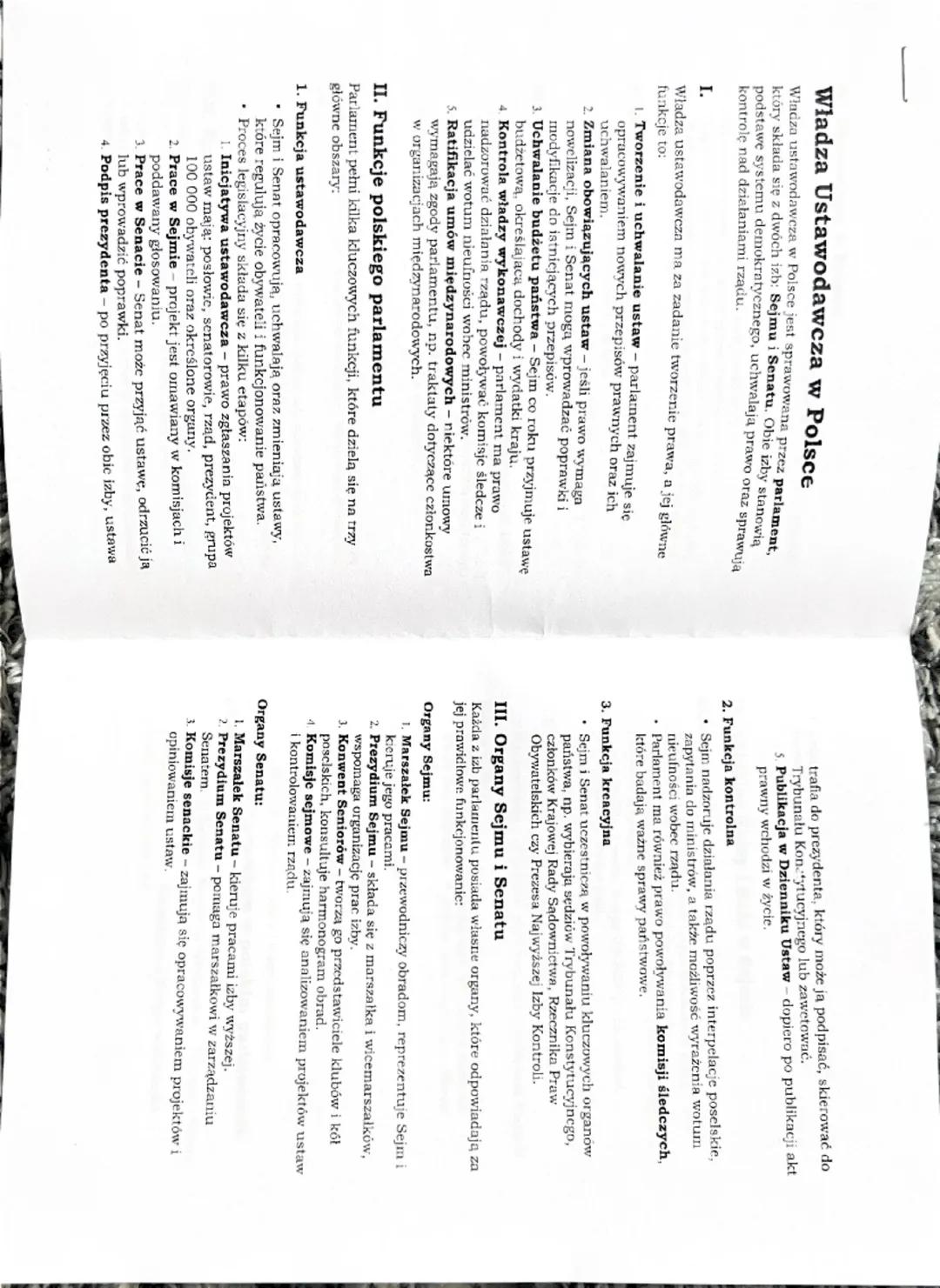 # Władza Ustawodawcza w Polsce

Władza ustawodaweza w Polsce jest sprawowana przez parlament,
który składa się z dwóch izb: Sejmu i Senatu. 