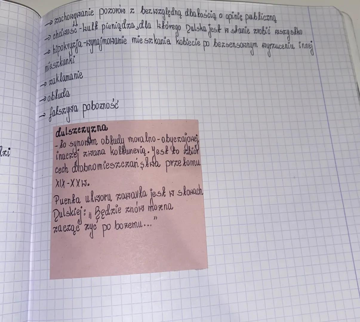 # Moralność pani Pulskiej
-Gabriela Zapolska-

1)
Jego począłki są dobrze zhane,

> LENOT powstak przez dzięki listom, klore pisala autorka
