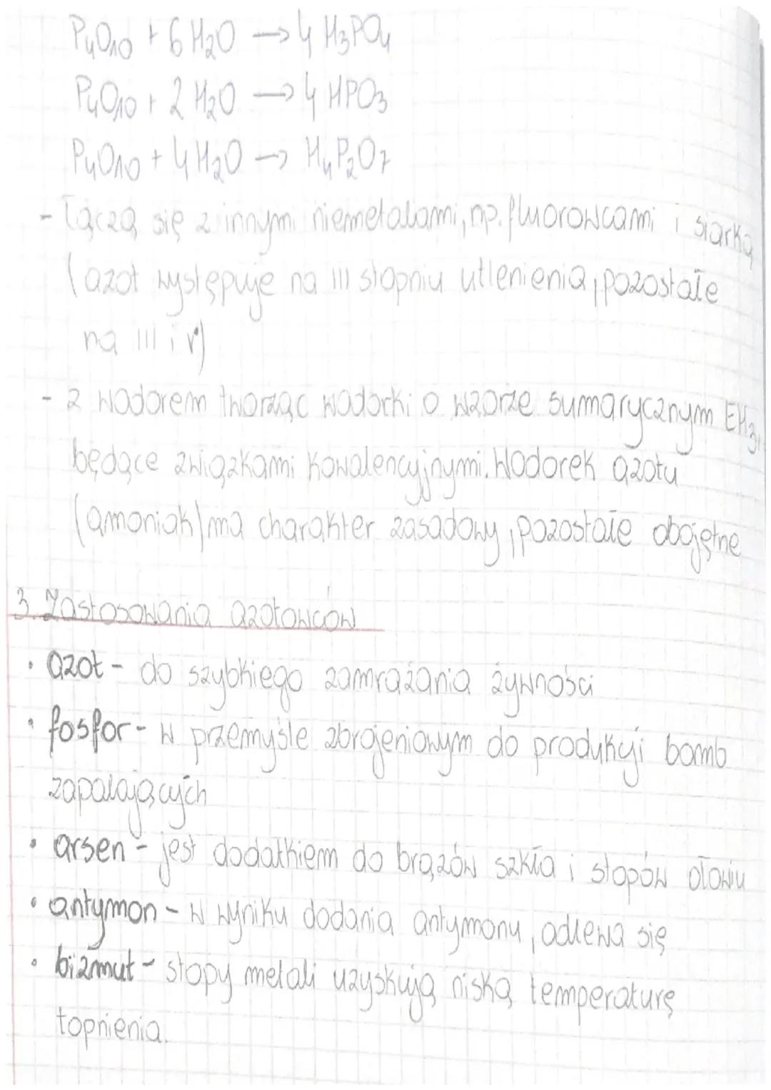 Temat: AZOTOWCE.
9
O
for
0
15
7 N
0
14,01
•
15 P
fosfor
30,97
33 As
arsen
74,92
51 Sb
antymon
121,76
83 Bi
bizmut
208,98
115 Mc
moscow
Malej