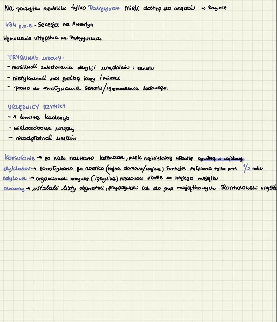 republika
Najwainiejsze daty:
753.p.n.e-założenie
509 r.p.n.e-wprowadzenie
494
449
287
-
r.p.n. - powołanie ungdu trybunału ludowego
r.p.n.e