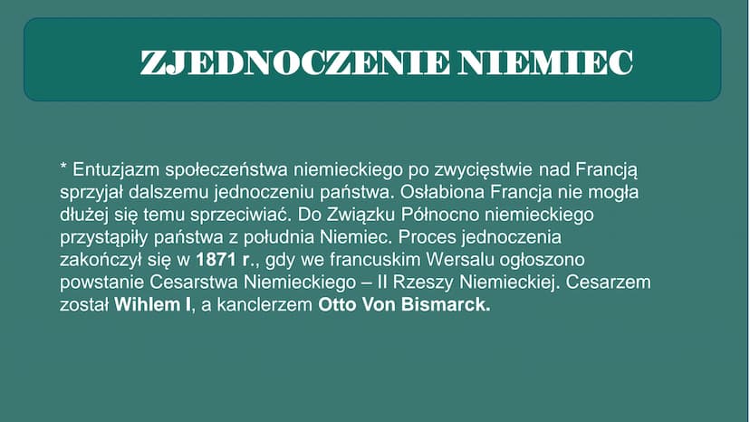 Zjednoczenie
Włoch
I Niemiec ZJEDNOCZENIE WŁOCH
1859 1861r.
Nastąpiło z inicjatywy Piemontu (Królestwa Sardynii)
Robicie polityczne Włoch po