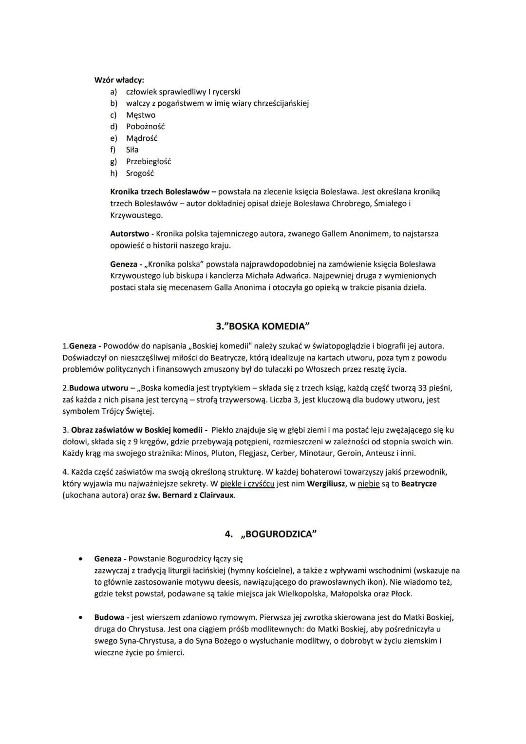●
Tło historyczne
Polski termin ,,średniowiecze" pochodzi od łacińskich określeń medium aevum - ,,wiek średni", media tempora
-,,średnie cza