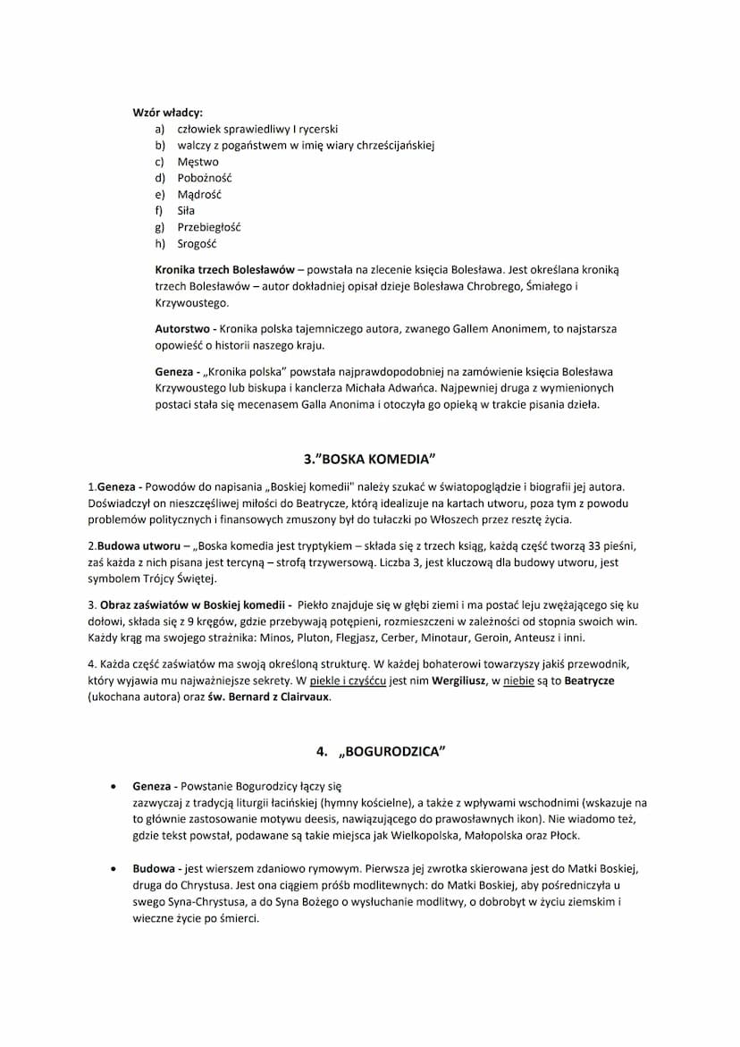 ●
Tło historyczne
Polski termin ,,średniowiecze" pochodzi od łacińskich określeń medium aevum - ,,wiek średni", media tempora
-,,średnie cza