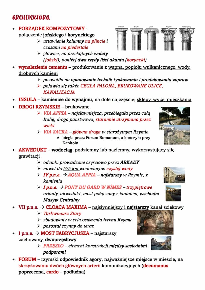 WSTĘP
SZTUKA STAROŻYTNEGO RZYMU
• (umowne) VI p.n.e. - 395
● RZYM → Roma → Romulus
● Etruskowie - beta rzymianie
• wpływy egipskie i greckie