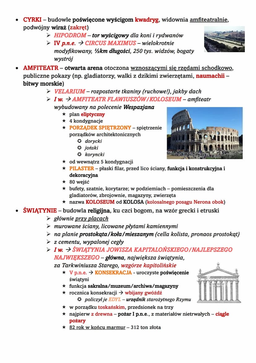 WSTĘP
SZTUKA STAROŻYTNEGO RZYMU
• (umowne) VI p.n.e. - 395
● RZYM → Roma → Romulus
● Etruskowie - beta rzymianie
• wpływy egipskie i greckie
