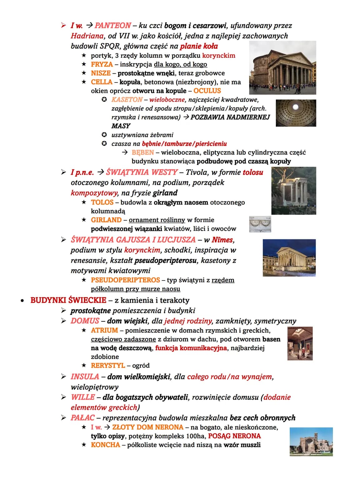 WSTĘP
SZTUKA STAROŻYTNEGO RZYMU
• (umowne) VI p.n.e. - 395
● RZYM → Roma → Romulus
● Etruskowie - beta rzymianie
• wpływy egipskie i greckie