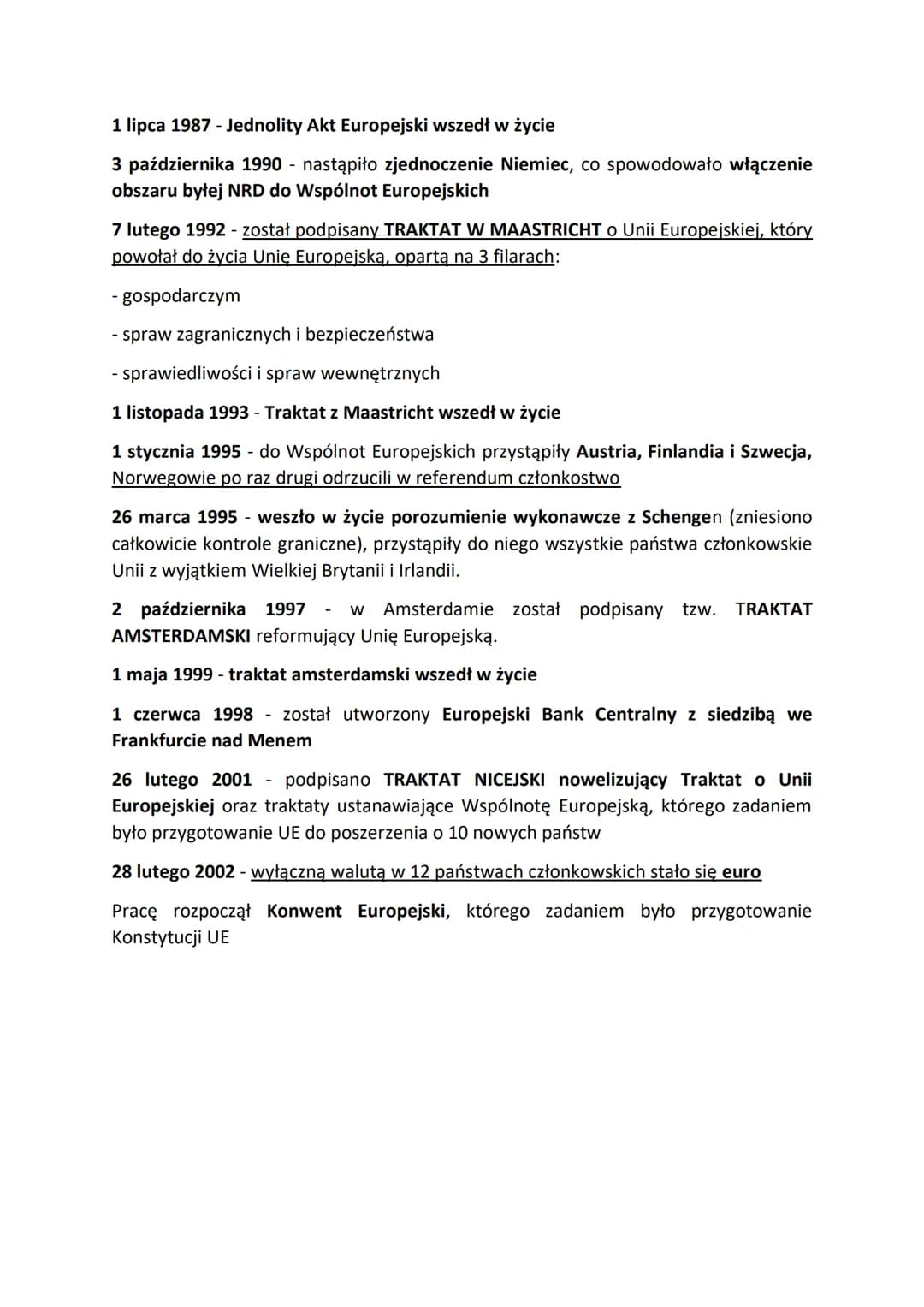 Unia Europejska (UE)
- orgnizacja o charakterze społeczno-polityczno-gospodarczym
- powstałała w 1993 roku na mocu traktatu z Maastricht
- j