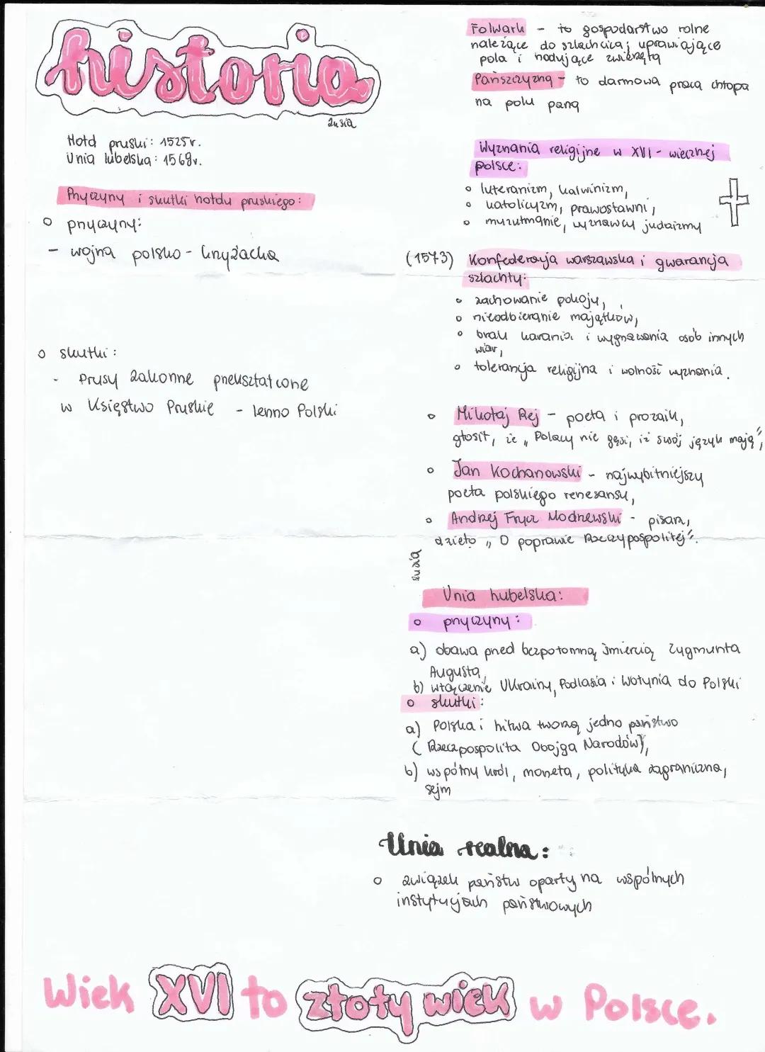 Złoty Wiek Polski - Historia i Wydarzenia