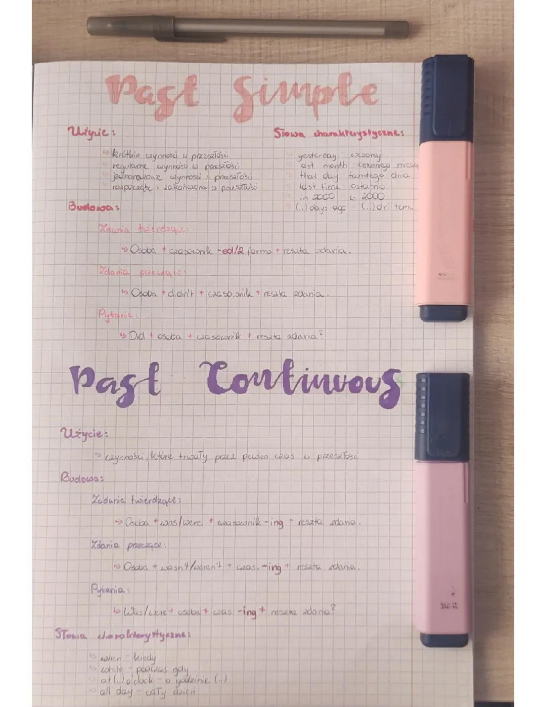 Czas Past Simple i Continuous: Wyjaśnienie i Przykłady