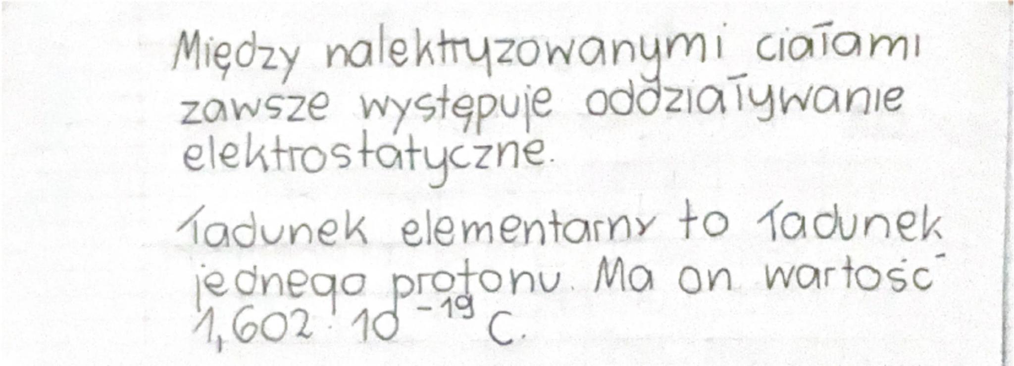 lekcja
temat: Elektryzowanie ciał.
1. elektrostatyka to część nauki o
elektryczności, która dotyczy oddziaływań
i własności ładunków elektry