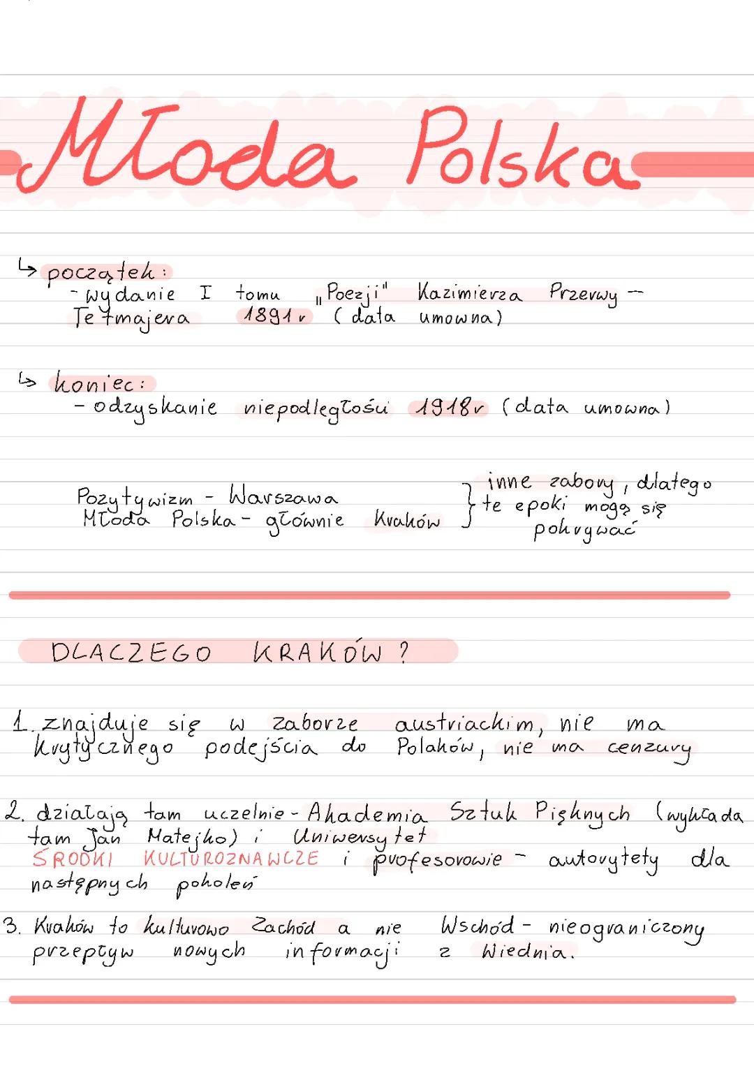 Młoda Polska wprowadzenie do epoki