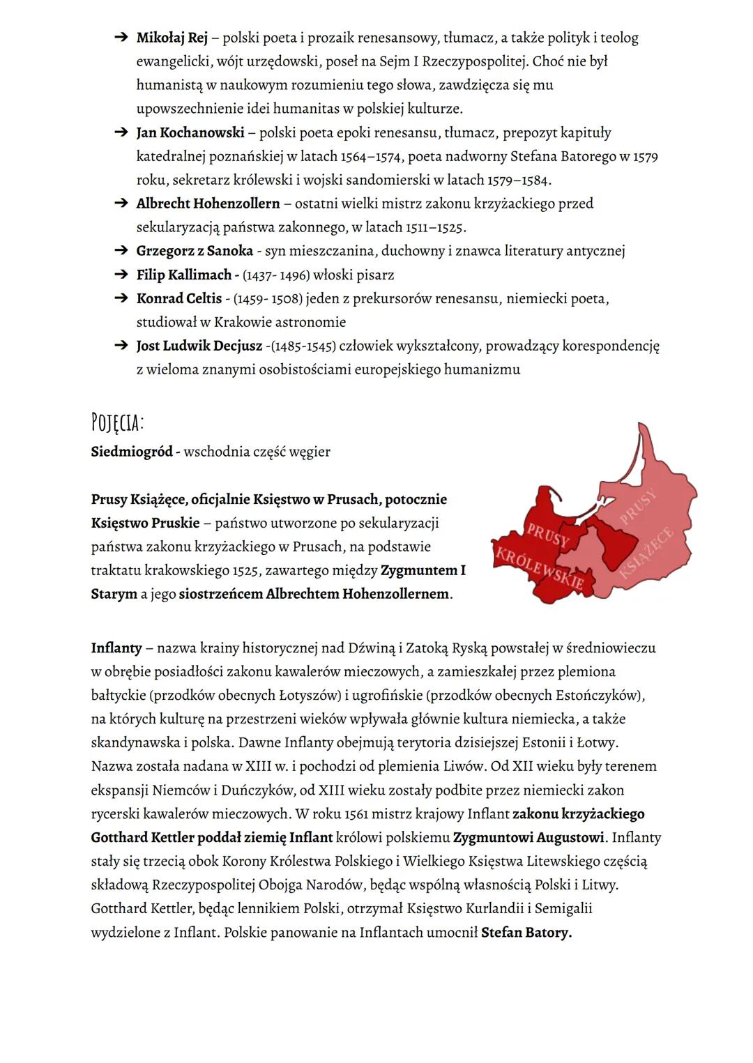 Historia
DATY:
XVI w - rozwój folwarków szlacheckich
koniec XV w - początki renesansu w państwie Jagiellonów
1505 - konstytucja nihil novi; 