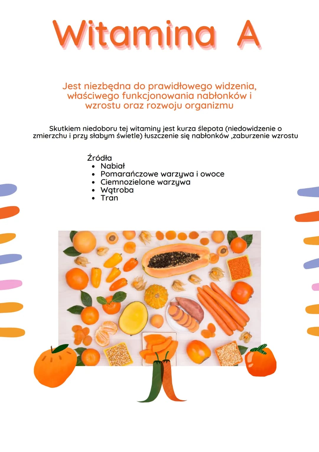 ROLA WITAMIN. NIEORGANICZNE
SKŁADNIKI POKARMOWE
Witaminy
TO ZWIĄZKI ORGANICZNE KTÓRYCH ORGANIZM W WIĘKSZOŚCI NIE
POTRAFI SAM WYTWORZYĆ. SĄ D