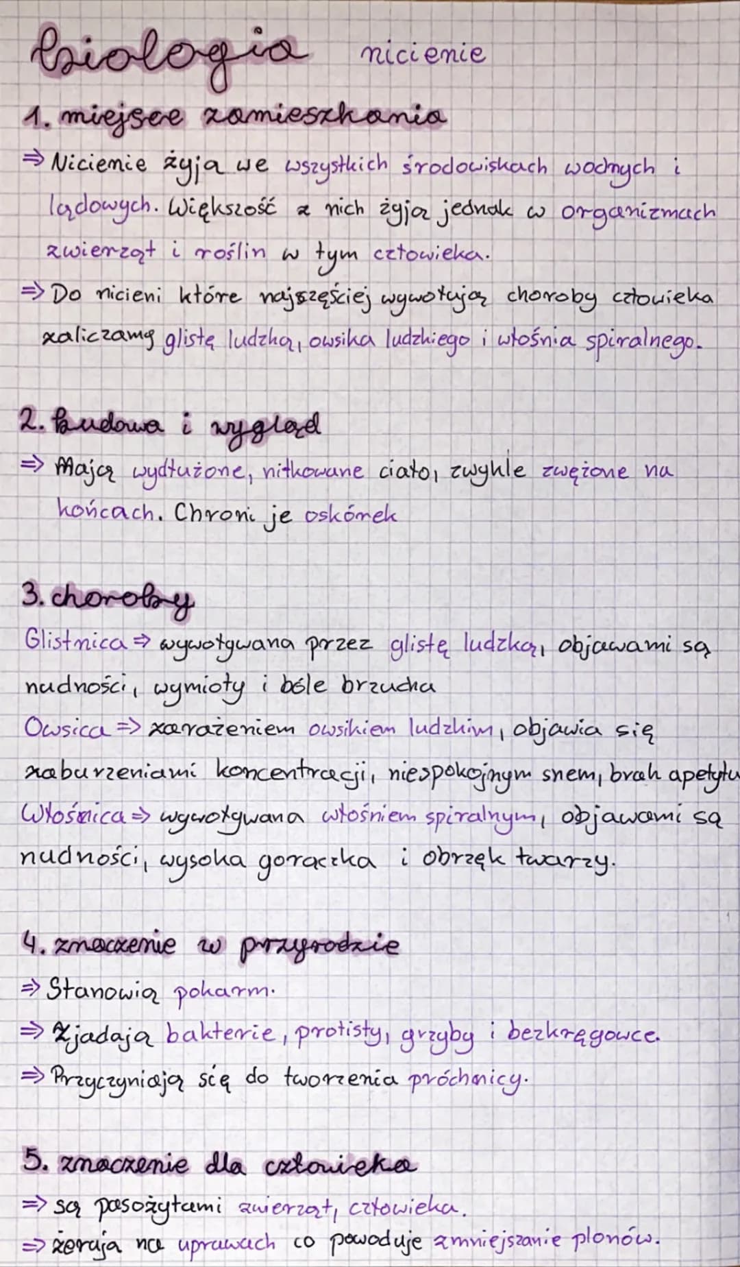 biologia pierścienice
7. miejsce zamieszkania i wygląd
⇒ Większość żyje w morzach i oceanuch, głównie w glebie.
=> Maja wydłużone, walcowane