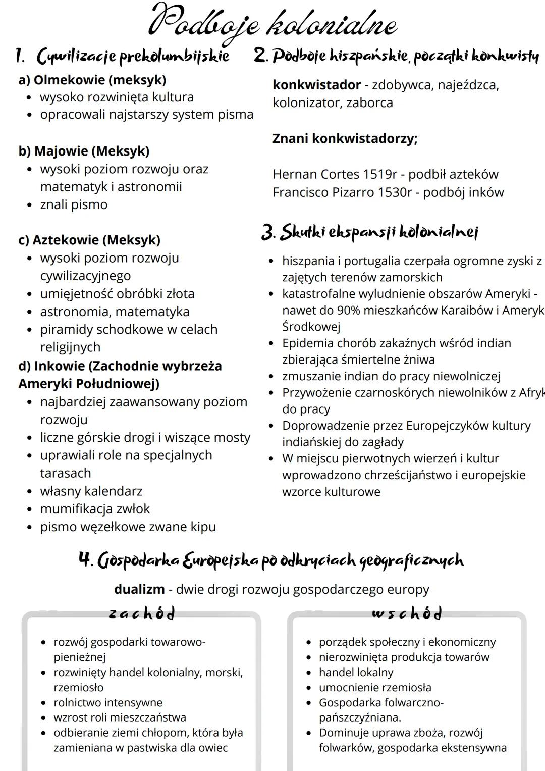 1. Cywilizacje prekolumbijskie
a) Olmekowie (meksyk)
●
●
b) Majowie (Meksyk)
●
wysoki poziom rozwoju oraz
matematyk i astronomii
• znali pis