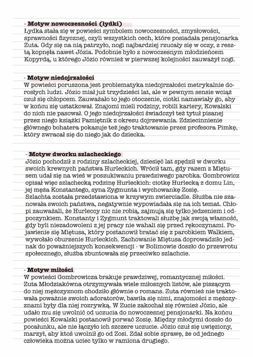 Jessica Och.
20 lecie międzywojenne
1. Czas i miejsce akcji
Ferdydurke
Witold Gombrowicz
Akcja powieści rozgrywa się w Polsce, a konkretnie 