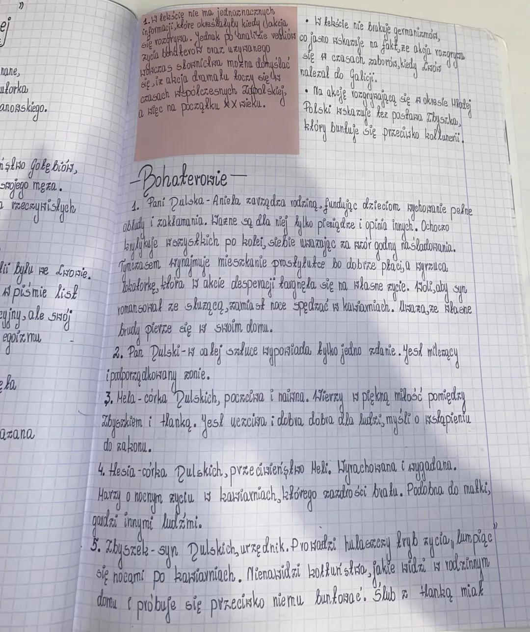 # Moralność pani Pulskiej
-Gabriela Zapolska-

1)
Jego począłki są dobrze zhane,

> LENOT powstak przez dzięki listom, klore pisala autorka
