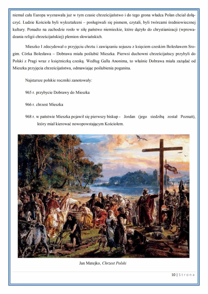 POCZĄTKI PAŃSTWA
POLSKIEGO
1 | Strona Co zawdzięczamy podróżnikowi z dalekich krain?
Około połowy X wieku zawitało na kartach historii państ