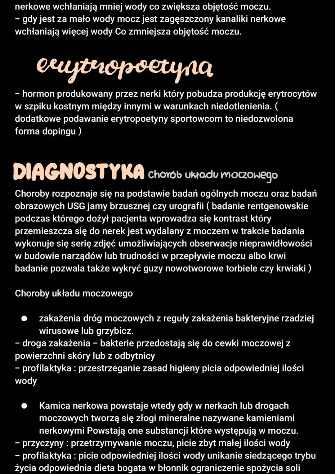 funcscje ulstadu moczowego
• Wydalanie - usuwanie zbędnych i szkodliwych produktów premiany
materi
●
· Osmoregulacja-aktywna regulacja ilośc