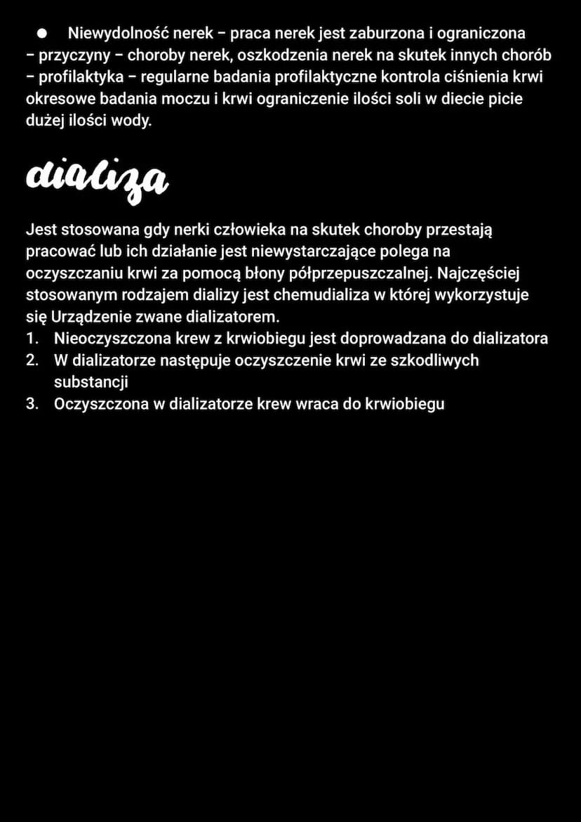 funcscje ulstadu moczowego
• Wydalanie - usuwanie zbędnych i szkodliwych produktów premiany
materi
●
· Osmoregulacja-aktywna regulacja ilośc