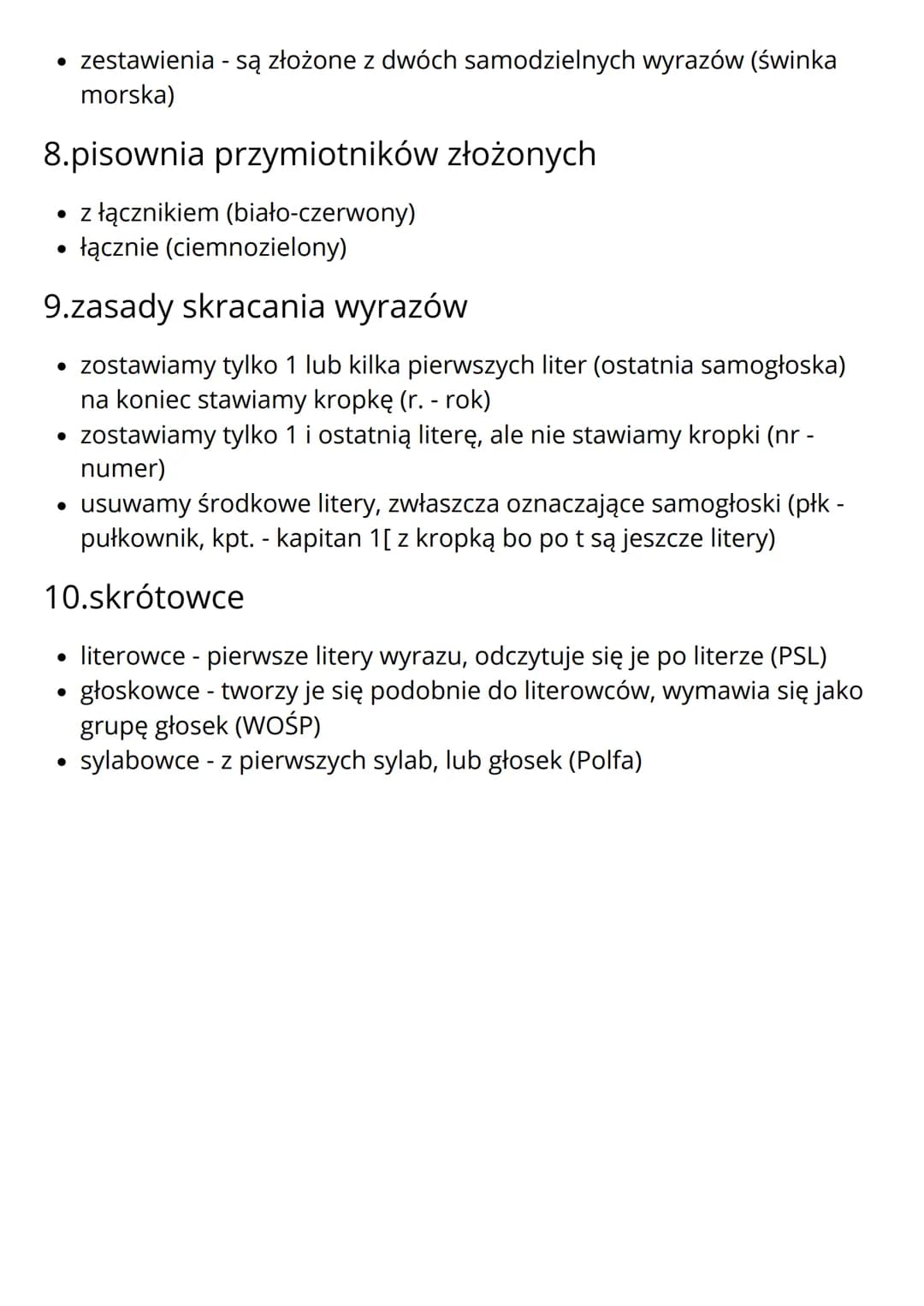 --- OCR Start ---
Słowotwórstwo
1.Budowa słowotwórcza wyrazów
wyrazy pochodnie - wyrazy utworzone od innych słów
wyrazy podstawowe - słowa o