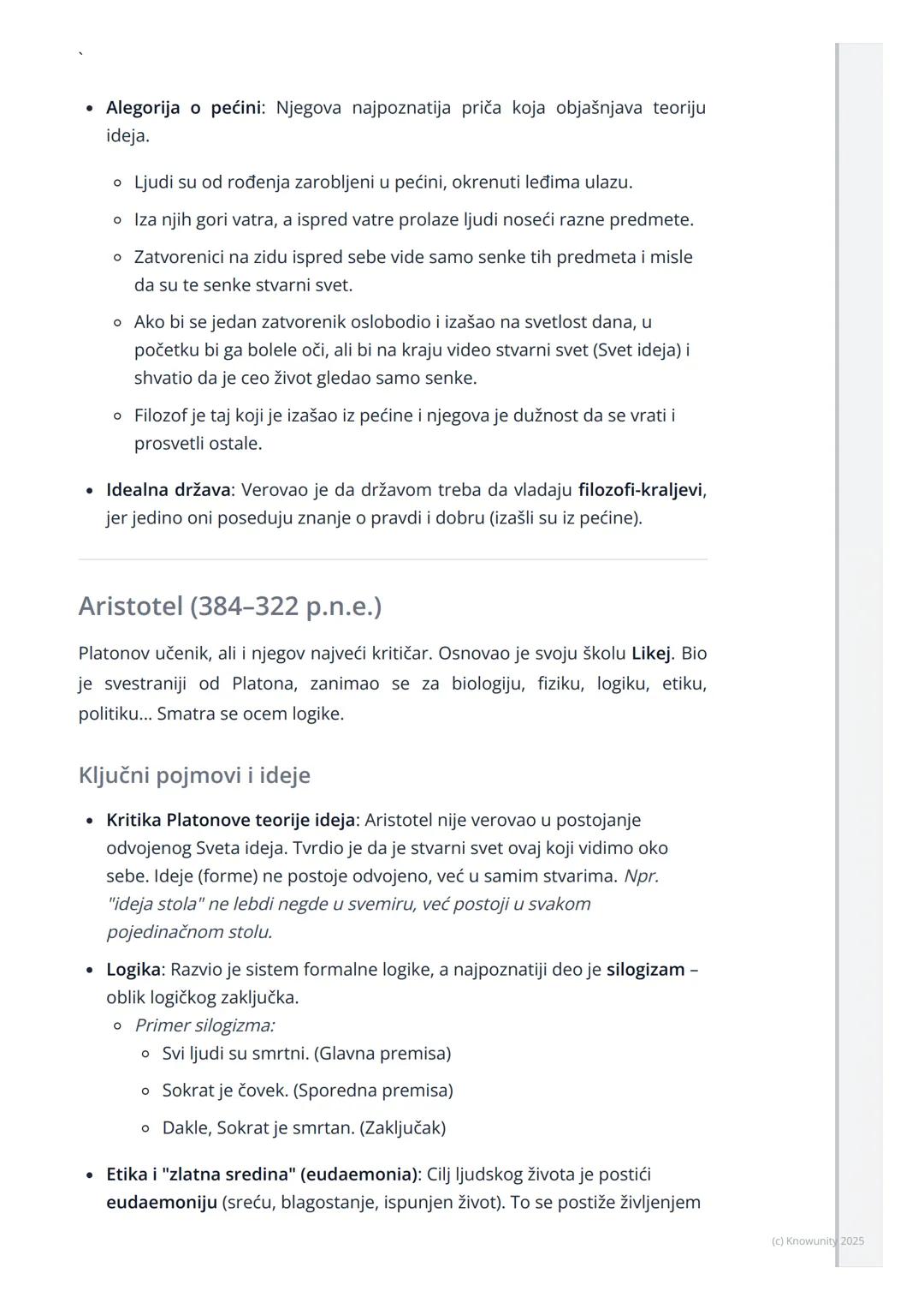 # Stara grčka filozofija (Sokrat, 
Platon, Aristotel)

Uvod: Velika trojka antičke filozofije

Ovo su najvažniji filozofi stare Grčke, osnov