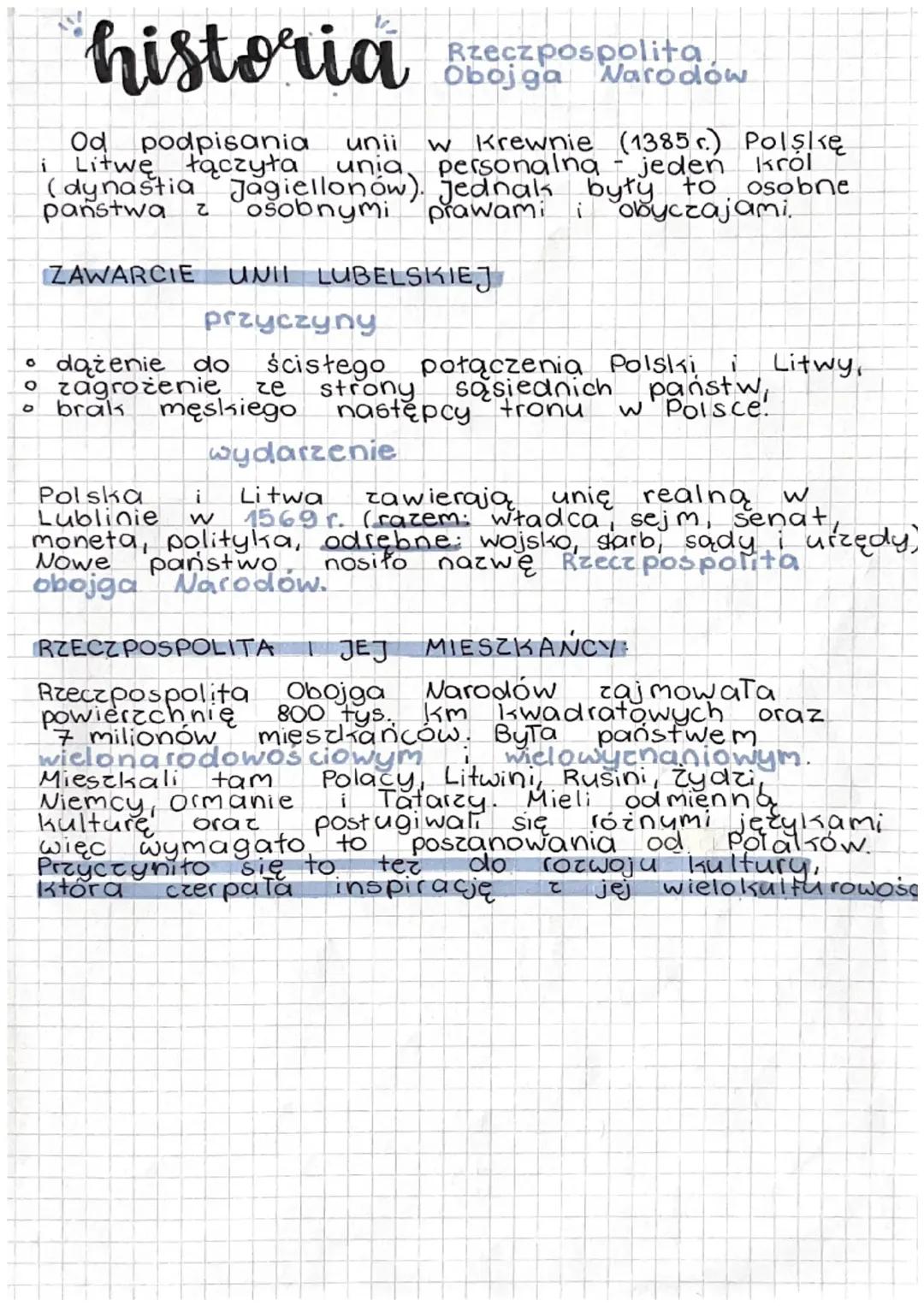 Rzeczpospolita Obojga Narodów | klasa 6, Nowa Era 