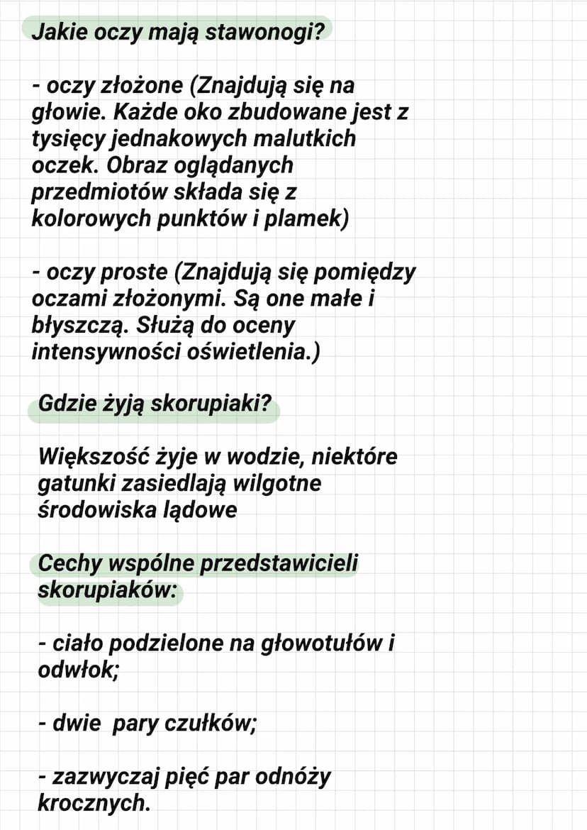 DZIAŁ III STAWONOGI I MIĘCZAKI
Co to jest staw?
To ruchome połączenie części
szkieletu
Gdzie żyją stawonogi?
Stawonogi żyją prawie we wszyst