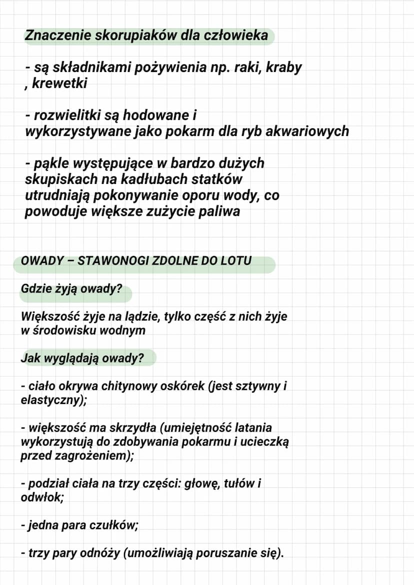 DZIAŁ III STAWONOGI I MIĘCZAKI
Co to jest staw?
To ruchome połączenie części
szkieletu
Gdzie żyją stawonogi?
Stawonogi żyją prawie we wszyst