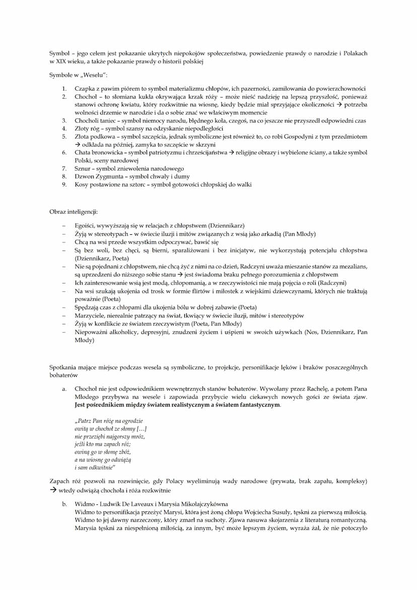 Wesele-Stanisław Wyspiański
Czas i miejsce akcji → noc z 20 na 21 listopada 1900, wieś Bronowice
Bohaterowie:
°
Z miasta:
0
Ze wsi:
Pan Młod
