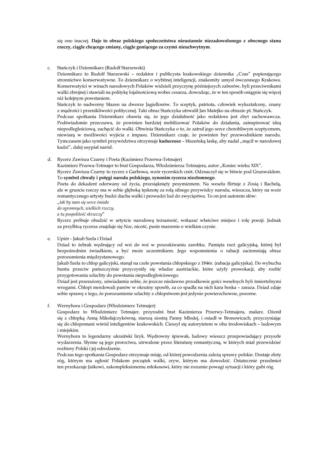 Wesele-Stanisław Wyspiański
Czas i miejsce akcji → noc z 20 na 21 listopada 1900, wieś Bronowice
Bohaterowie:
°
Z miasta:
0
Ze wsi:
Pan Młod