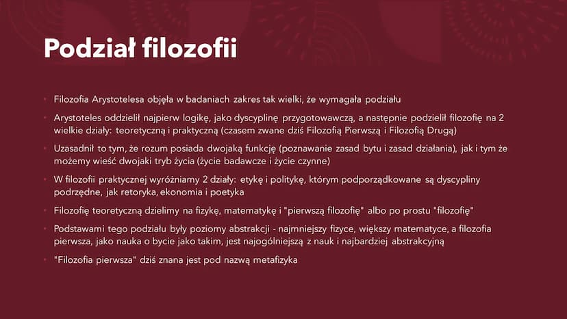 ARYSTOTELES Arystoteles
384-322 p.n.e.
Urodził się w Stagirze, przez co nazywany jest czasem Stagirytą
Syn nadwornego medyka króla macedońsk