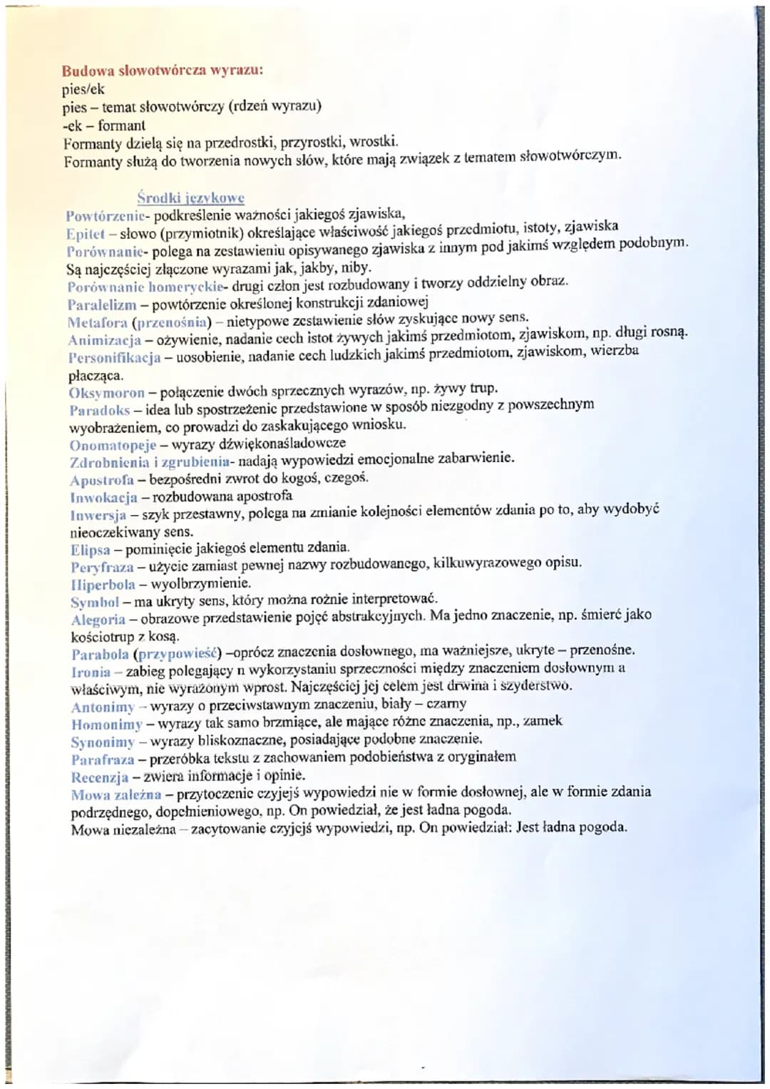 Akt komunikacji językowej i funkcje językowe
Funkcja informatywna, Komunikat, Funkcja poetycka, Kod, Funkcja ekspresywna, Funkcja
impresywna