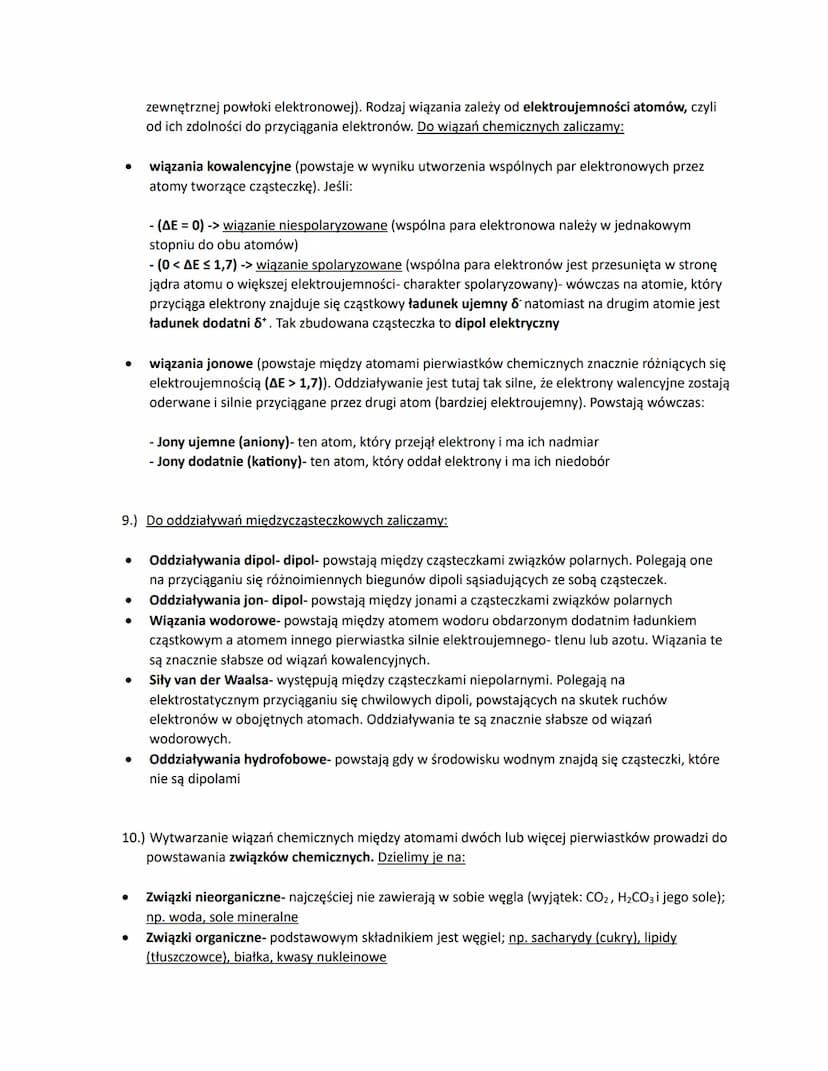 TEMAT: SKŁAD CHEMICZNY ORGANIZMÓW
1.) Organizm człowieka składa się ze związków organicznych (związków węgla) oraz związków
nieorganicznych 