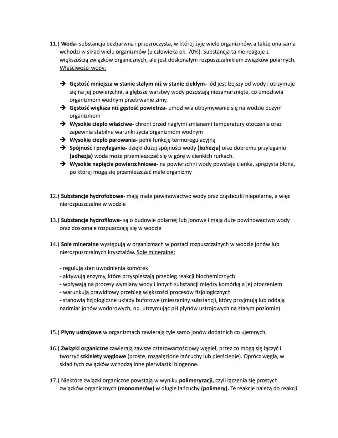 TEMAT: SKŁAD CHEMICZNY ORGANIZMÓW
1.) Organizm człowieka składa się ze związków organicznych (związków węgla) oraz związków
nieorganicznych 